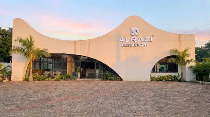 Al Razi Restaurant exterior - Premium Arabian dining in Kerala